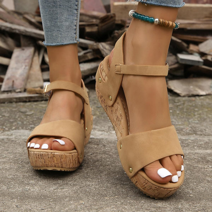 Daniela | Elegant Wedge Sandals