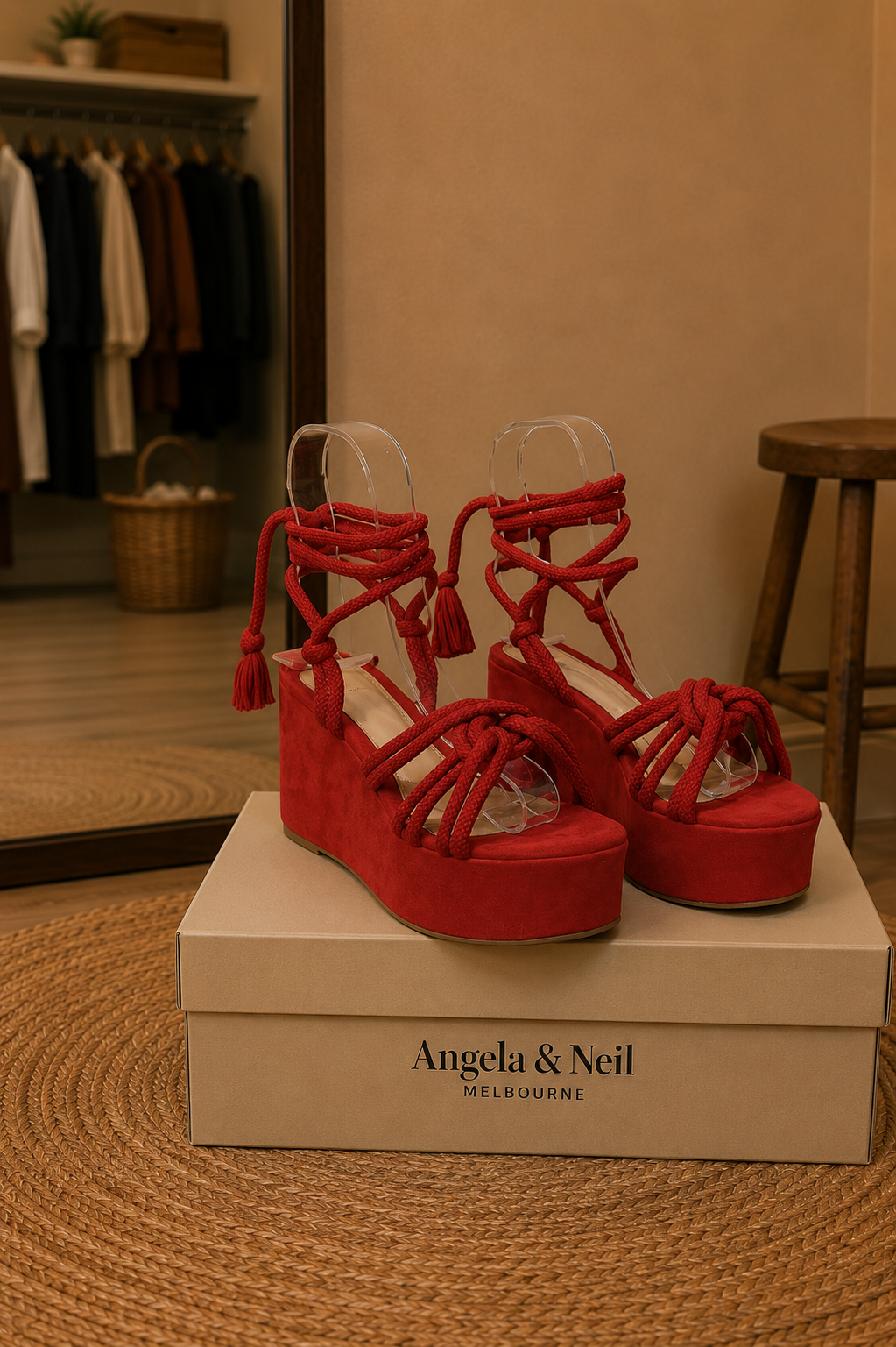 Olivia Rope Wedge
