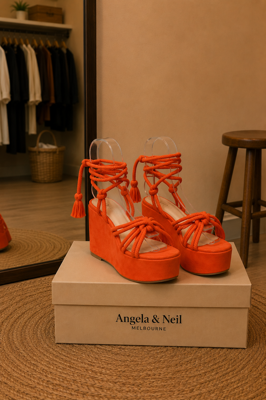 Olivia Rope Wedge