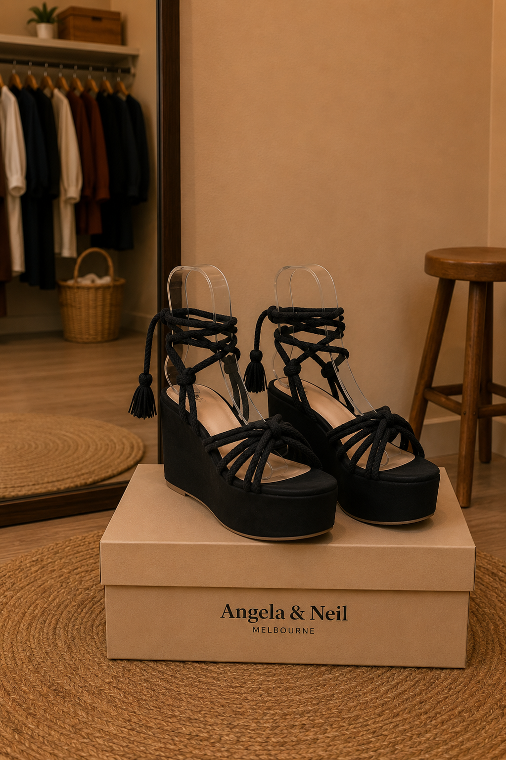 Olivia Rope Wedge