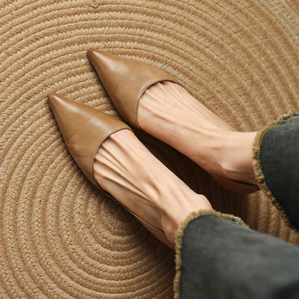 Carlen | Leather Heels