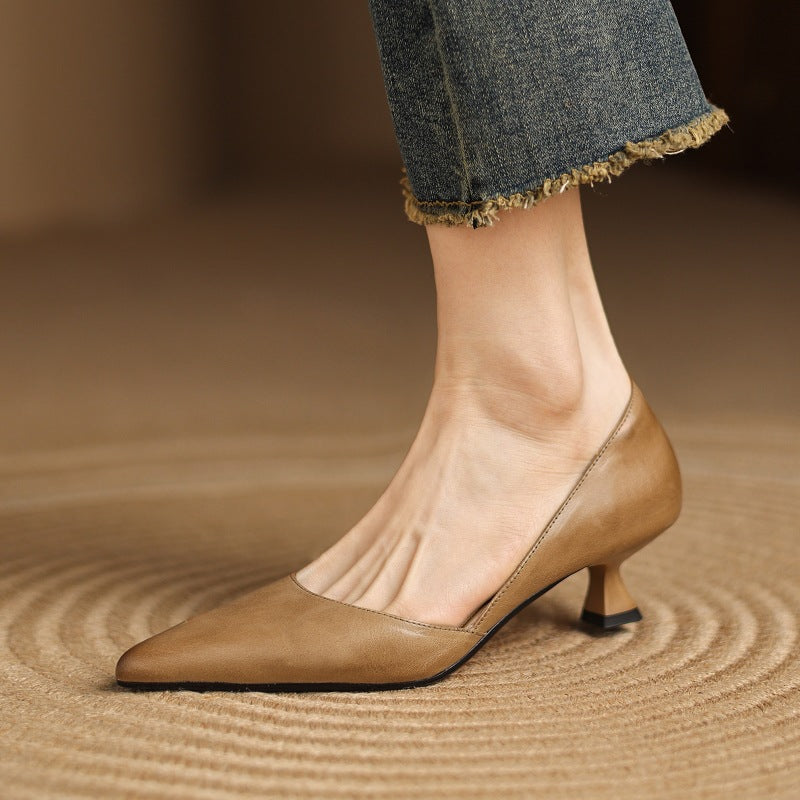 Carlen | Leather Heels