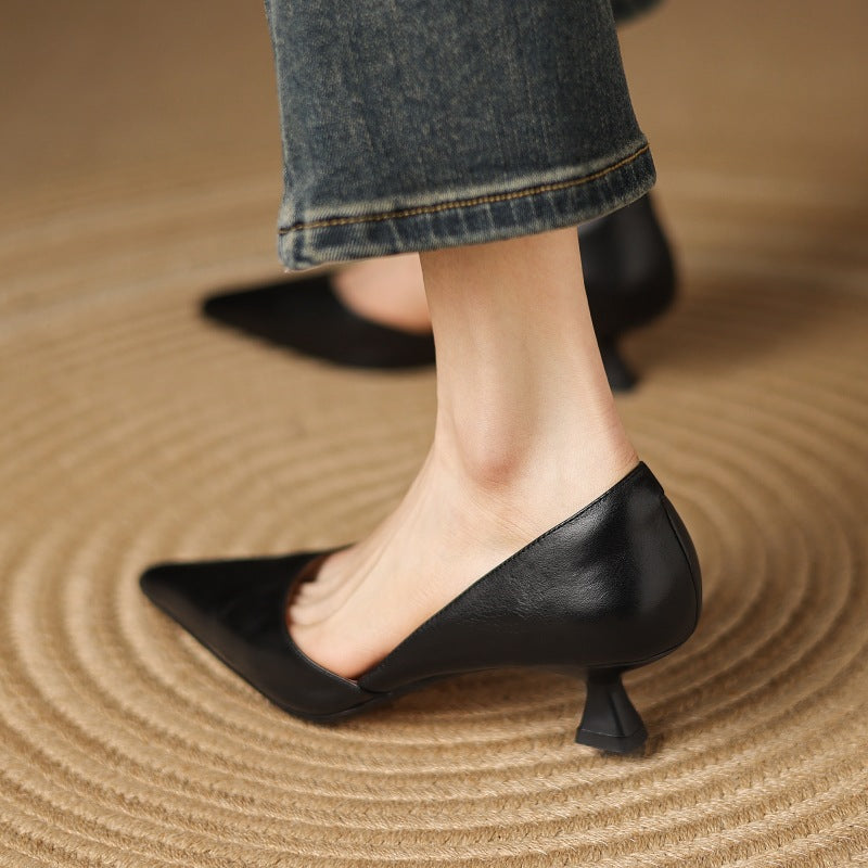 Carlen | Leather Heels