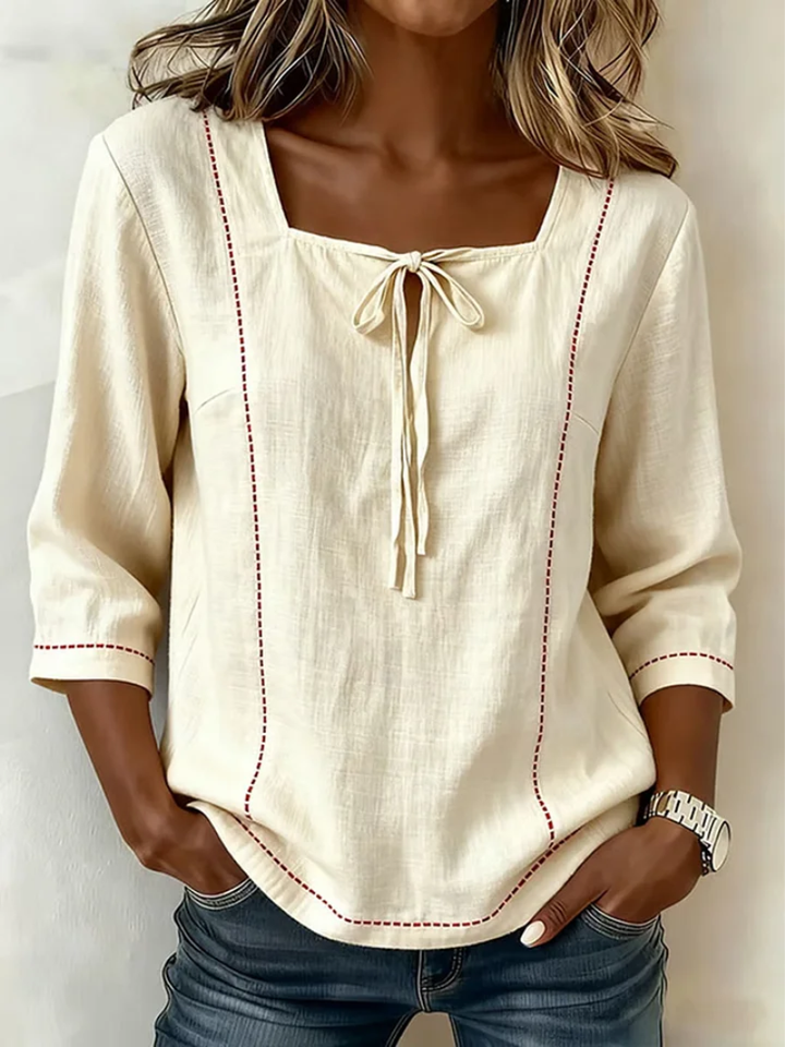 Mila | Strikdetail Top