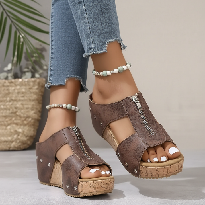 Gigi | Wedge Sandals