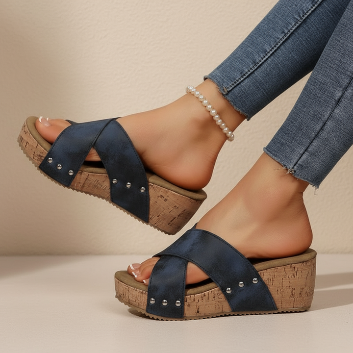Oakley | Boho Wedge Sandals