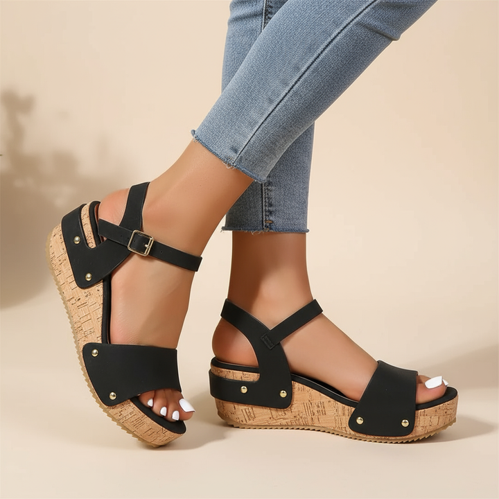Daniela | Elegant Wedge Sandals