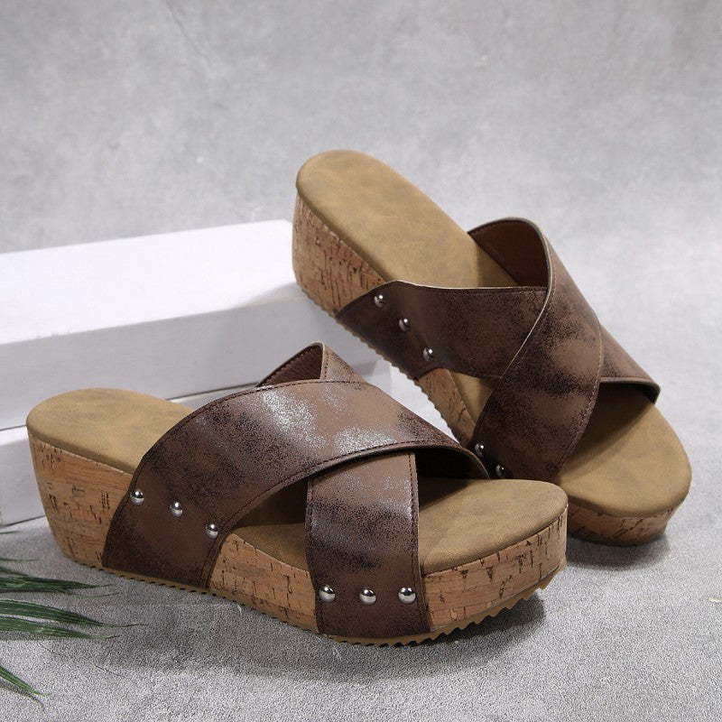 Oakley | Boho Wedge Sandals